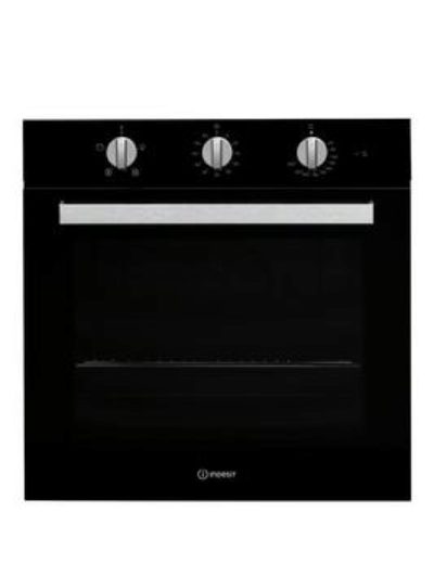 Indesit Aria Ifw6330Bluk Built-In Single Electric Oven - Black - Oven Only